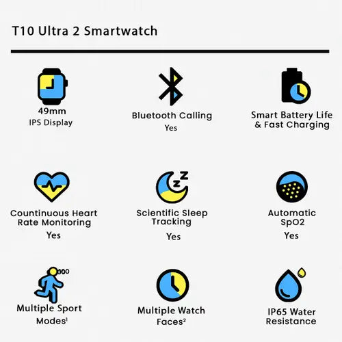 T10 Ultra 2 Smartwatch